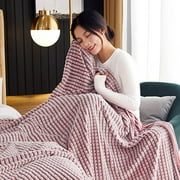DWSHUM Blankets for Beds Comforter Multifunctional Cover Blanket Flannel Napping Blanket,Breathable Soft Comfortable Machine Washable Blanket For All Season Deals Savings